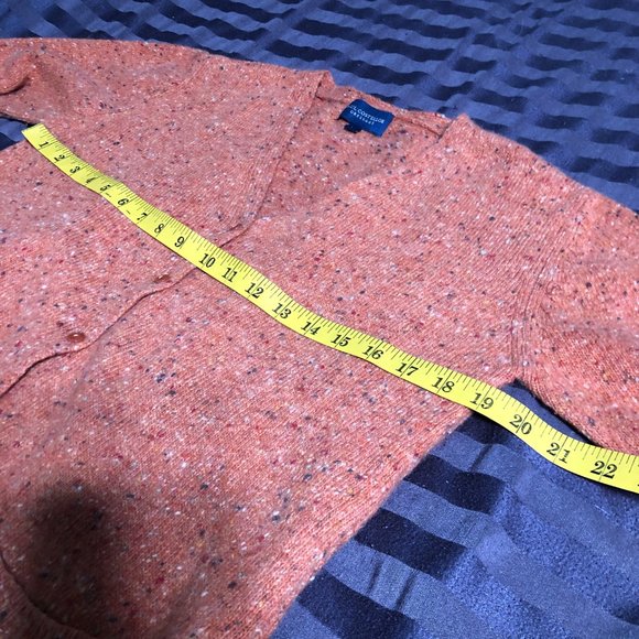 Paul Costelloe Dressage Merino/Angora Wool Speckled Cardigan-Sz L - Picture 7 of 8